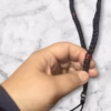 HANDMADE Black Satin PRAYER ROPE/KOMBOSKINI/CHOTKI (100 Knots) - Unparalleled Comfort for All-Day Prayer