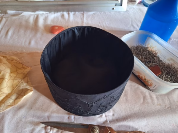 Black Embroidered Skufia (Semi-Hard) | Monastic Skoufos