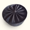 Black Embroidered Skufia (Semi-Hard) | Monastic Skoufos