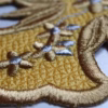Byzantine 13-Flower Applique Cross for Vestments (6.25")