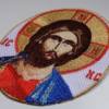 Christ the Light Oval Embroidered Icon Applique