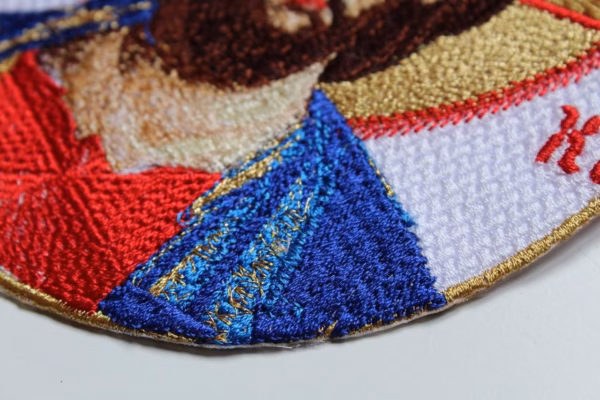 Christ the Light Oval Embroidered Icon Applique