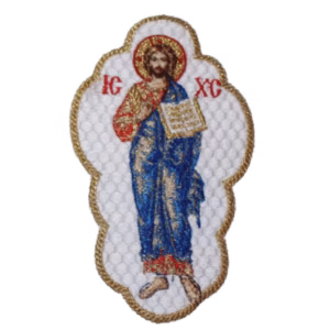 Christ Full Body Applique Christ Full-Body Embroidered Icon Applique