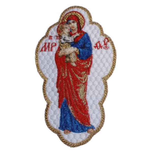Theotokos Full Body Applique Theotokos Full-Body Embroidered Icon Applique