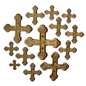 photo_2025-02-19_12-32-40 Orthodox Priest Vestment Cross Applique Set (13 Pieces)