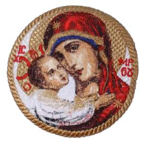photo_2025-03-08_10-57-05 Circular Theotokos & Christ Child Embroidered Applique (6")