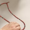 HANDMADE Rustic Red Satin PRAYER ROPE/KOMBOSKINI/CHOTKI (100 Knots) - Unparalleled Comfort for All-Day Prayer