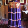 IMG_0762 Orthodox Bishop's Mantle (Mandyas) – Royal Purple Monastic Vestment