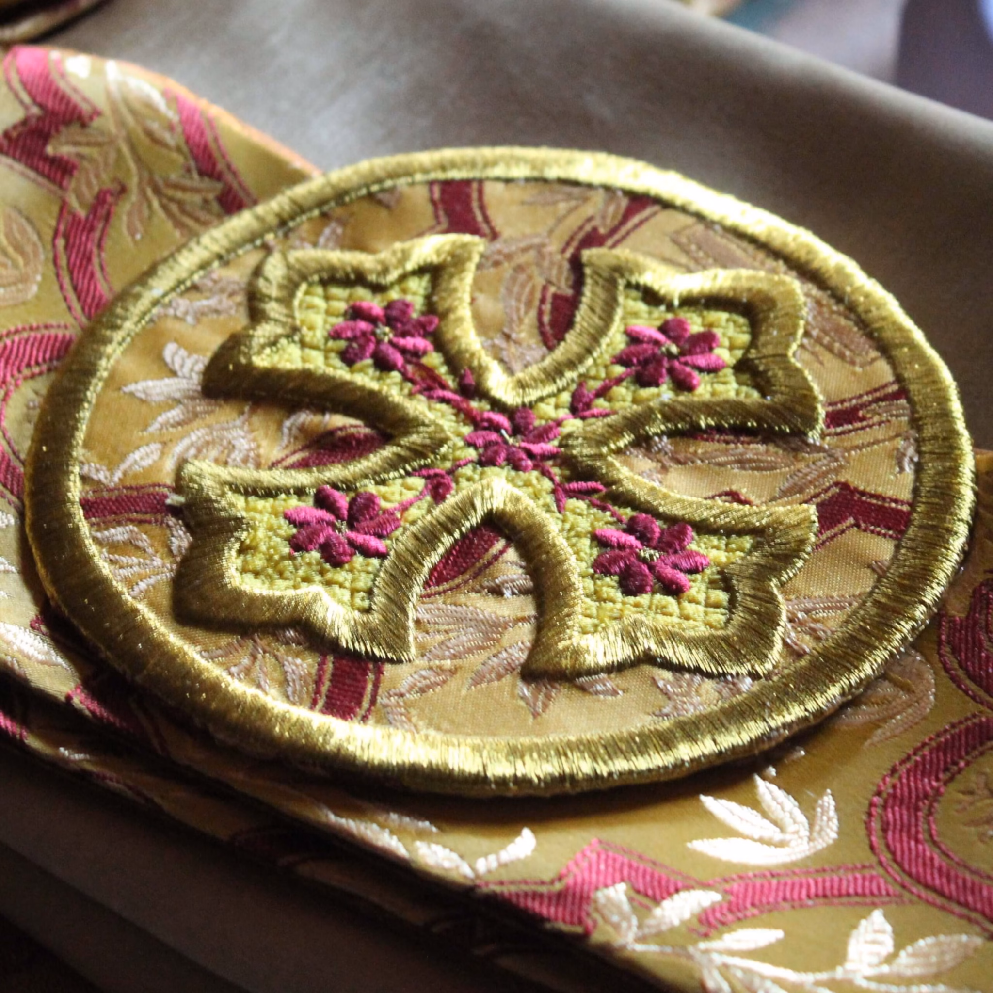 Theotokos Full-Body Embroidered Icon Applique