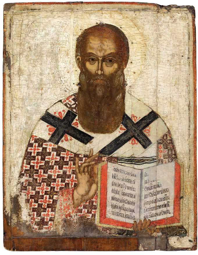 An icon of St. Athanasius the Great.
