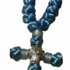 Azure Blue 100-Knot Satin Orthodox Prayer Rope (Komboskini)