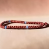 burgundy-50-knot-satin-prayer-rope-china-beads-6 Burgundy 50-Knot Satin Prayer Rope (Komboskini) with China Pattern Beads