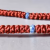 burgundy-50-knot-satin-prayer-rope-china-beads-8 Burgundy 50-Knot Satin Prayer Rope (Komboskini) with China Pattern Beads