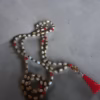 Ceremonial 100-Bead Mother of Pearl & Tiger Eye Prayer Rope